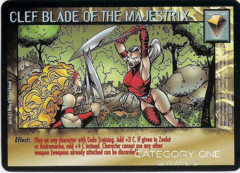 Clef Blade Of The Majestrix